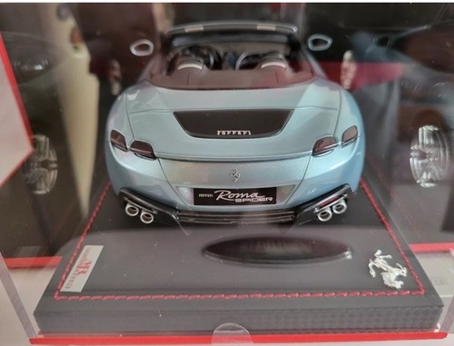 MR COLLECTION MODELS FERRARI ROMA SPIDER 1/18 Celeste Trevi FE040A of 59 Pz - Foto 2 di 7
