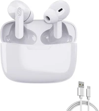 Y113 Wireless Bluetooth Translation Earbuds, Supports 114 Languages, White