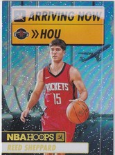 2024-25 Hoops Winter #25 Reed Sheppard Arriving Now Holo