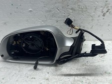 Audi A6 4F C6 Facelift Außenspiegel links 4F1857409AK Seitenspiegel silber LX7W