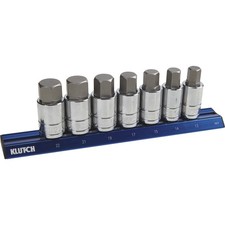 Klutch Hex Bit Socket Set 7-pc. Metric Klutch Hex Bit Socket Set 7-pc. Metric