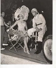 Martha Raye Richard Denning On Set Farmer's Daughter Orig 7.75x9.75 Photo