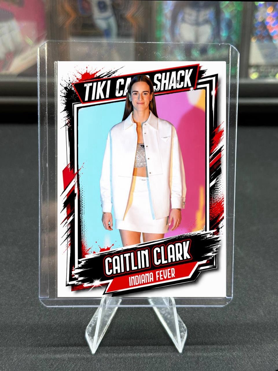 Caitlin Clark Card Tiki Card Shack Limited SP Card 001