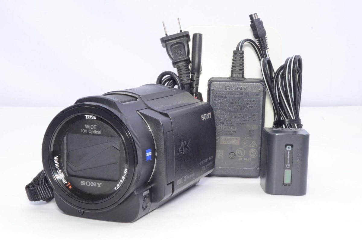 SONY FDR-AX30 4K Video Camera Handycam Black 10x Optical Zoom