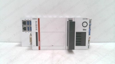 BECKHOFF CX2043-0175 W/ ATTACHED CX2100-0014, EMBEDDED MODULAR PC #353793