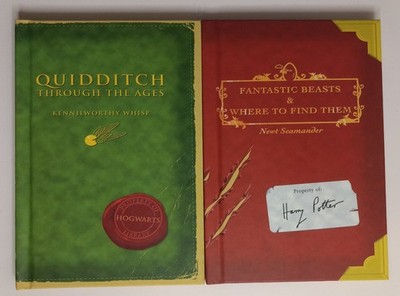 Harry Potter Companion Books: Fantastic Beasts & Quidditch - J. K. Rowlings HC