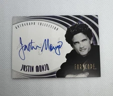 Farscape Through the Wormhole Writer Producer Justin Monjo Autograph Card A36