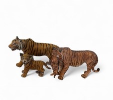 Vintage Tiger Schleich Mini Figurines Lot of 3 Retired 14370, 14371, 50118