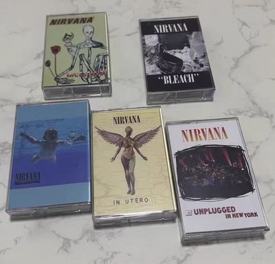 5pcs  Nirvana Nevermind Cassette Tape Songs Cassette  sealed New
