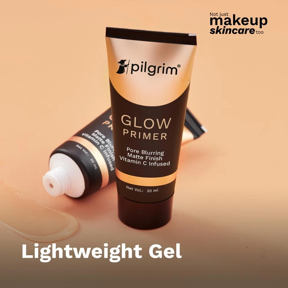 Pilgrim Glow Primer Lightweight Gel Based Velvety Matte Finish 30ml free shippin - Image 3 of 4