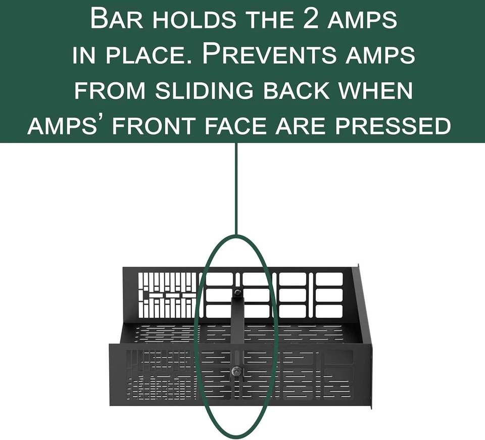 ynVISION.DESIGN Custom Rack Shelf Compatible with SONOS AMP | Rack Mountable - Image 3 of 4