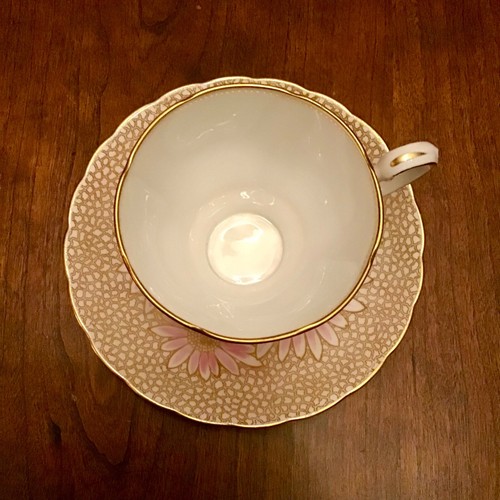 Tuscan Fine China Pink Daisy Cup Saucer - Picture 5 of 8