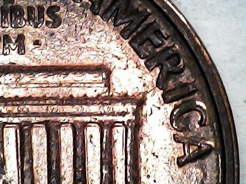 1960 D Lincoln Memorial Cent Weird Finish Horns Bump on Jaw Wild Looking Coin - Picture 15 of 23