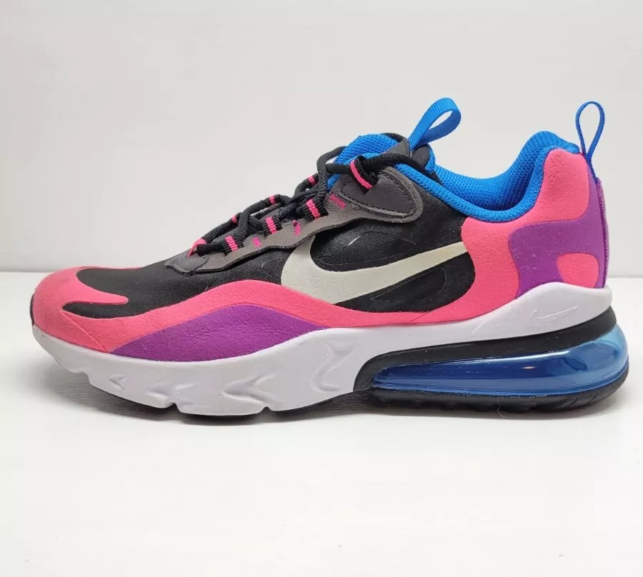 Nike 270 react store black white pink
