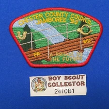 Boy Scout CSP Chester County Council 1993 Jamboree JSP 2410B1