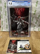 RED SONJA EMPIRE OF THE DAMNED #1 STAN YAK VIRGIN B Bw COA Cgc 9.8 Ltd 75/150