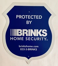 Home Security Yard Sign with Stake + 4 2-Sided Decals *NEW*