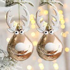 New Elk Christmas Hanging Bauble Pendant Balls Ornaments Decorations for Home