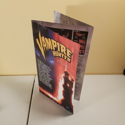 Vampire Hunter Game Replacement Pieces - Die, 4 Pawns, 1 Ship, & Instructions - Picture 4 of 4