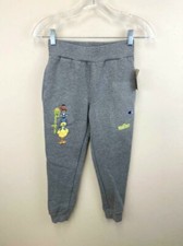 NWT Champion X Sesame Street Youth S Gray Jogger Sweatpants Pockets