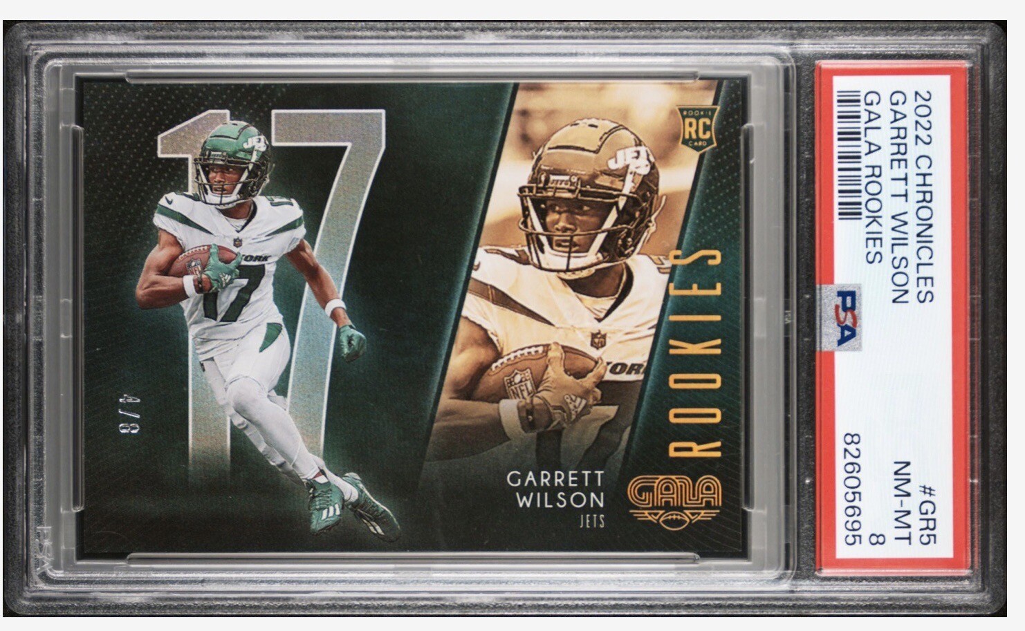 Garrett Wilson Panini Chronicles Gala Rookies #GR5 Base