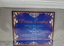 Dream Comfort King Gray 300 Count Sheet Set