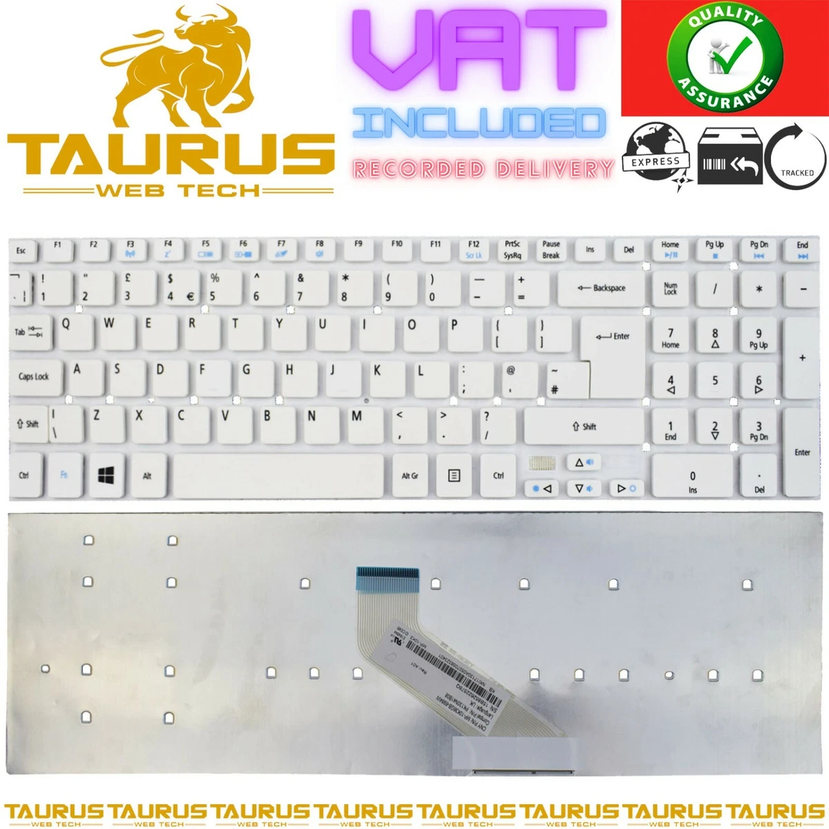 Clavier AZERTY Français Neuf Pour Acer Aspire V3-771 - Noir, Générique