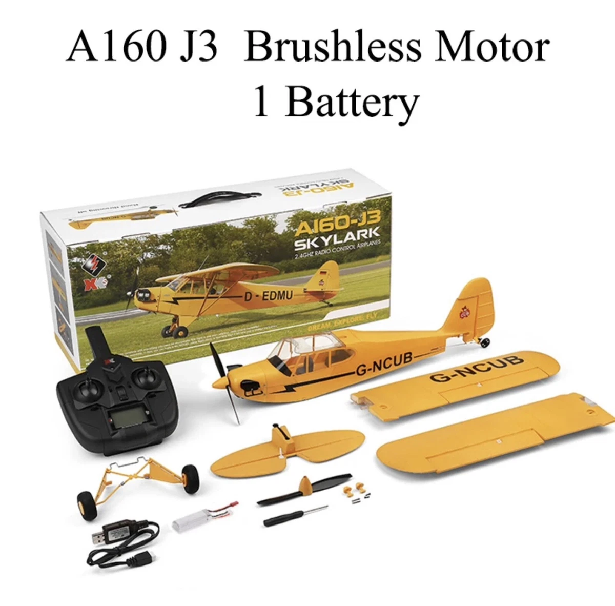 Set Di 4 Motori Brushless 1503 Per Aerei RC - Leggeri, In Metallo, Facili Da Installare (7.4V)