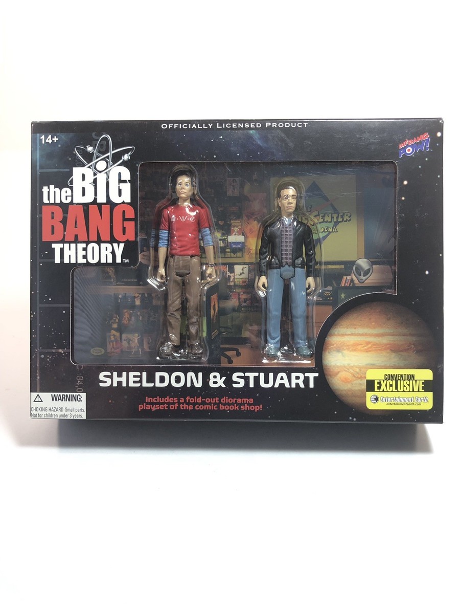 Big Bang Theory Sheldon & Stuart Action Figure Set Convention