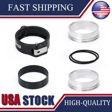 PQY HD Pinless Clamp 3 Quick Release Clamp for 3.0" O.D. Tubing Aluminum Black