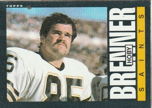 FREE SHIPPING-MINT TO NRMINT--1985 Topps #102 Hoby Brenner Saints +BONUS CARDS