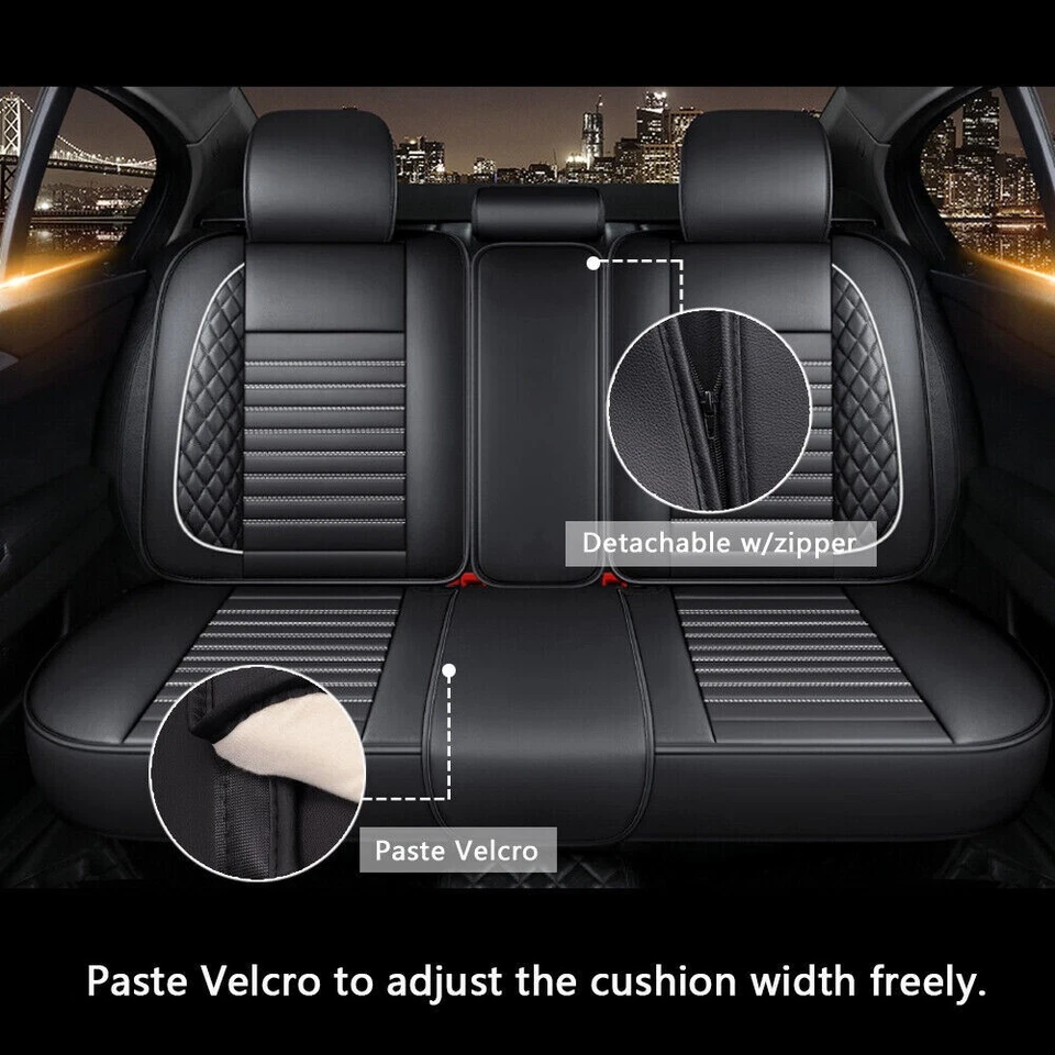 Car Seat Covers for Mitsubishi Outlander Outlander Sport /PHEV Leather Full set Foto 3 de 4