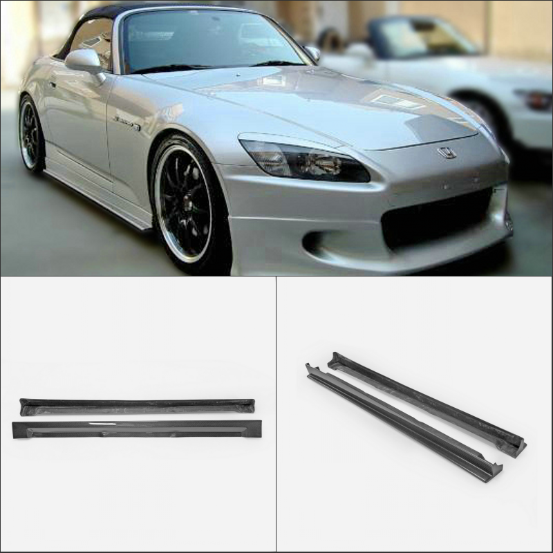 For S2000 AP1 AP2 JS Racing Carbon Fiber Side Skirt Pair Tuning