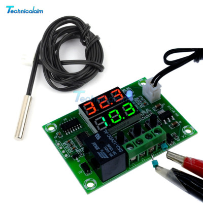 DC 12V Digital Dual LED Cycle Timing Delay Timer Relay Module Clock Controller