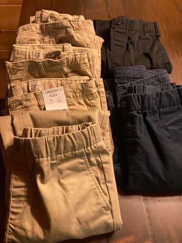 Boys Uniform Pants Size 14/16- 8 Pairs 
