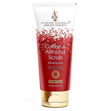 RF Skincare, Australia Premium Coffee & Almond Scrub for Gentle Exfoliation