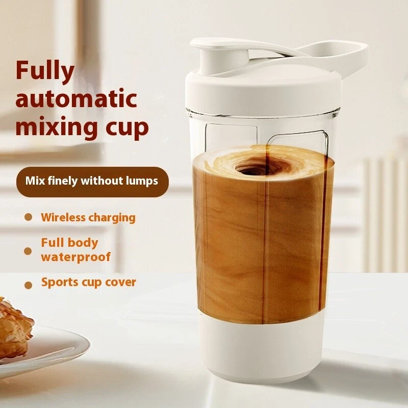 USB Electric Portable Whey Protein Shaker Bottle Fully Automatic Stirring Cup