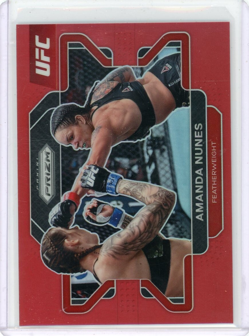 2022 UFC Prizm Red /299 AMANDA NUNES No. 65!
