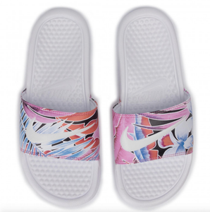 nike slides women floral
