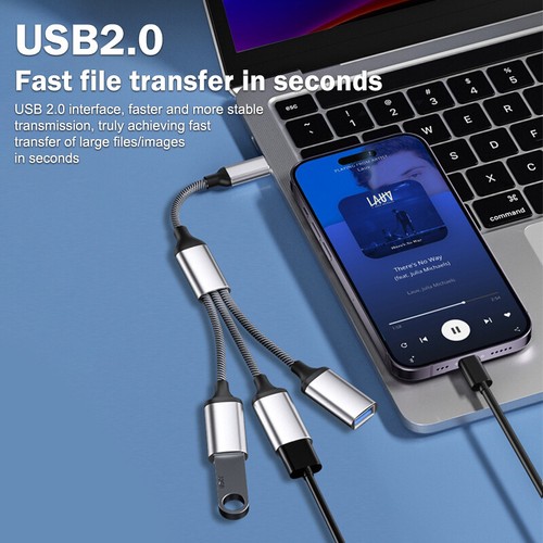 3in1 USB--Typ--C OTG--Adapterdatenübertragungsladekabel für Telefon Tablet Hub - Zdjęcie 9 z 22