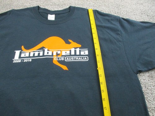 Lambretta Club Australia T Shirt Tee XL Short Sleeve Mod Scooter Graphic - Picture 10 of 14