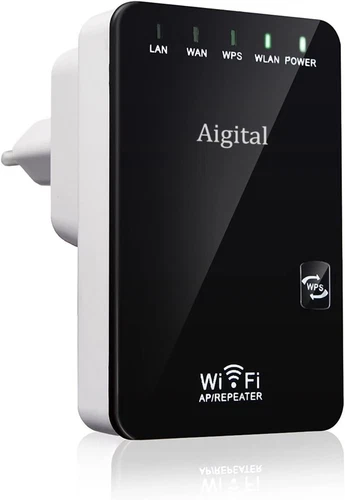 WLAN Repeater mit LAN Anschluss | 3650 qft Reichweite