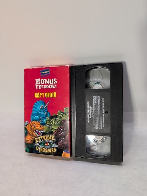 VHS: Extreme Dinosaurs: Raptoroid: Blockbuster Exclusive