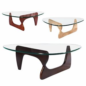 Awesome noguchi table knock off Emod Noguchi Coffee Table Reproduction Style Replica Premium Hardwood Cherry Ebay