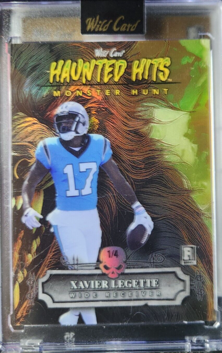 Xavier Legette 2024 Wildcard Haunted Hits #HHWW-XL RC/4
