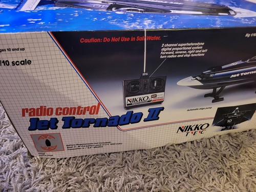Vintage Nikko Radio/Remote Control Jet Tornado 2 RC Boat 1:10 Scale + 1 Battery - Picture 23 of 24