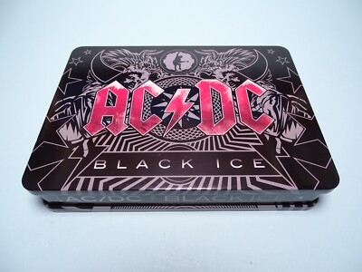 AC/DC Steelbox - BLACK ICE - Sticker, Patch, Gibson Plektron - TOP  #2991