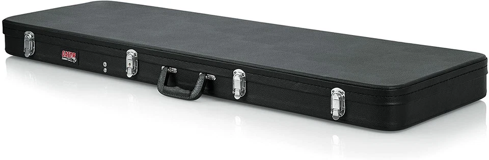 Estuche rígido de madera para bajos eléctricos; se adapta a bajos Fender Precision/Jazz Foto 4 de 4