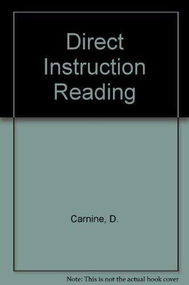 DIRECT INSTRUCTION READING By Douglas Carnine - Hardcover *Excellent Condition*