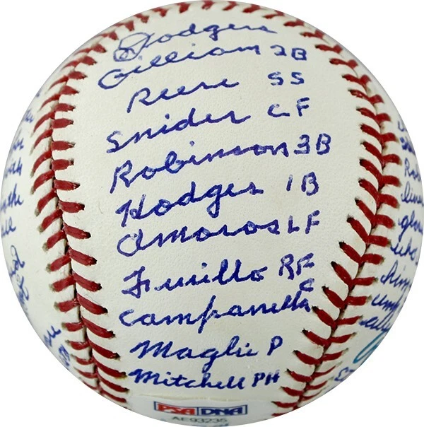 Don Larsen Autographed AL Baseball World Series PG Stats Story Inscriptions PSA - Image 4 of 4